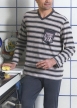 Пижама мужская "Nightwear" Размер: 50 (it), цвет: серый 77851 серый Производитель: Италия Артикул: 77851 инфо 2482r.