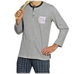 Пижама мужская "Nightwear" Размер: 54 (it), цвет: серый 91285 серый Производитель: Италия Артикул: 91285 инфо 2483r.