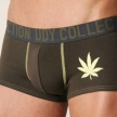 Трусы мужские Udy "Marihuana" Dark Green (темно-зеленый), размер: M 8023 Испания Артикул: 8023 Товар сертифицирован инфо 2510r.