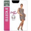 Колготки классические Elledue "Extra XL 20" Nero (черные), размер 3/4 (XL) решениями и дизайном Товар сертифицирован инфо 2641r.